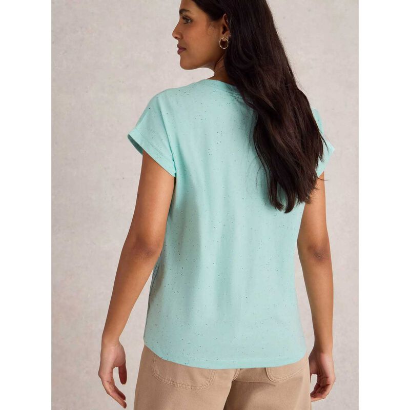 White Stuff Nelly Nep Notch Neck Tee image number 1